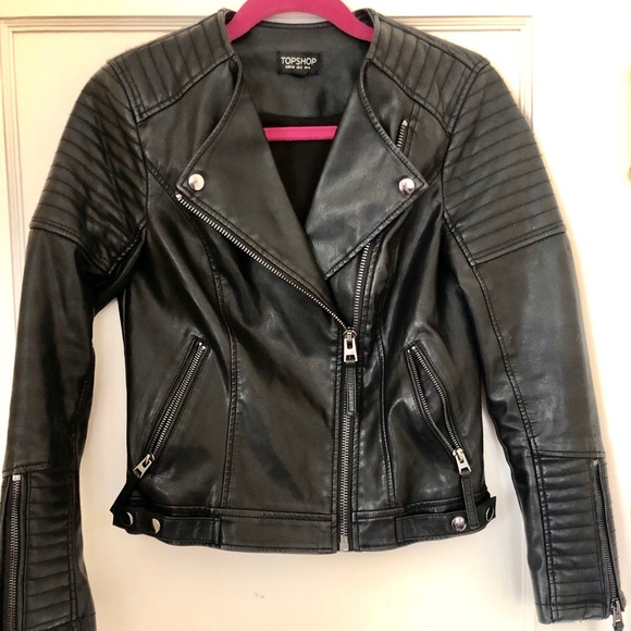 Topshop Jackets & Blazers - Topshop Moto faux leather jacket